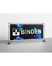 BINDER blue banner 120 x 60cm - Banner reklamowy marki Binder