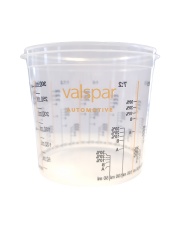Valspar przeźroczysty kubeczek z miarką 385ml