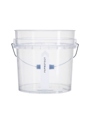 FX PROTECT WASH BUCKET MINI CLEAR 16L - transparentne wiadro z miarką do mycia auta