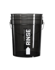 FX PROTECT WASH BUCKET RINSE BLACK 20L - czarne wiadro z miarką do mycia auta