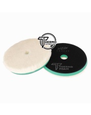 ZviZZer PRO THERMO WOOL PAD GREEN FOR ROTARY (HARD) 160/30/150mm - pad polerski z naturalnej wełny