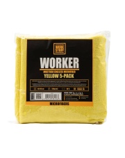 Work Stuff Worker Yellow 40x40cm 5-pack - zestaw mikrofibr do czyszczenia i pielęgnacji