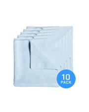 FX PROTECT BLUE SKY MICROFIBER TOWEL 40x40cm 500g/m2 - zestaw 10 mikrofibr bezszwowych do delikatnych powierzchni