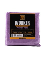 Work Stuff Worker Purple 40x40cm 5-pack - mikrofibra do czyszczenia i pielęgnacji