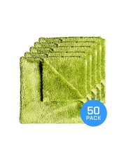 FX PROTECT GRASSY GREEN BOA MICROFIBER TOWEL 40x40cm 500 g/m2 - zestaw 50 bezszwowych mikrofibr do docierania wosków, sealantów, qd