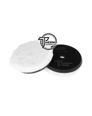 ZviZZer PRO THERMO MICROFIBER PAD BLACK FOR ROTARY (SOFT) 140/30/125mm - mikrofibrowy pad polerski