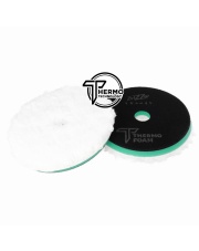 ZviZZer PRO THERMO MICROFIBER PAD GREEN FOR ROTARY (HARD) 160/30/150mm - mikrofibrowy pad polerski