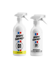 Shiny Garage Insider Interior Cleaner 1L + Shiny Garage Apple Dressing 500ml - zestaw