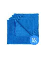 FX PROTECT MYSTIC BLUE MICROFIBER TOWEL 40x40cm 350g/m2 - zestaw 50 mikrofibr o uniwersalnym zastosowaniu