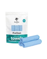 Kavalier ProClean Microfiber Towel Perfect Glass Polisher 41x41cm 3pack - mikrofibra do szyb samochodowych