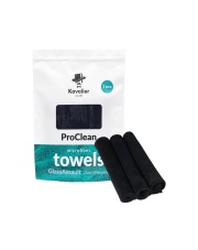 Kavalier ProClean Microfiber Towel Glass Whisperer 41x41cm 3pack - ręcznik z mikrofibry do szyb