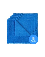 FX PROTECT MYSTIC BLUE MICROFIBER TOWEL 40x40cm 350g/m2 - zestaw 5 mikrofibr o uniwersalnym zastosowaniu