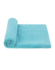 MR RAG 40x40cm TURQUOISE TWOPILE Edgeless - mikrofibra bezszwowa o dwóch długościach włosia