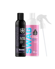 SWAG Lady Glass Cleaner 500ml + Water Spot Glass Polish 150ml - walentynkowy zestaw