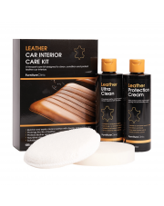 Furniture Clinic Leather Care Kit - ZESTAW DO CZYSZCZENIA I ZABEZPIECZANIA SKÓR