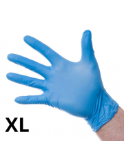 Rękawice dla detailera - nitrylowe NIEBIESKIE XL 100 szt.