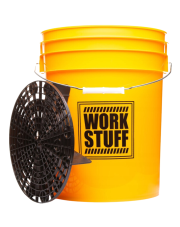 WORK STUFF Detailing Bucket Yellow – WASH + separator czarny wiadro
