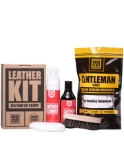 GOOD STUFF LEATHER KIT – ZESTAW KOSMETYKÓW I AKCESORIÓW DO PIELĘGNACJI SKÓRY