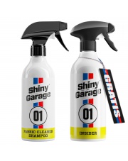 Shiny Garage Fabric Cleaner Shampoo 500ml + Insider GRATIS - Do czyszczenia tapicerki „na sucho”