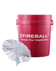 FIREBALL Wiadro czerwone z separatorem 18L