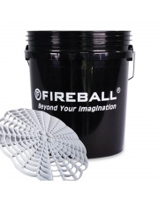 FIREBALL Wiadro czarne z separatorem 18L