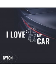 GYEON Banner 100x100cm - I love 2 G my car / left side logo