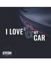 GYEON Banner 100x100cm - I love 2 G my car / left side logo