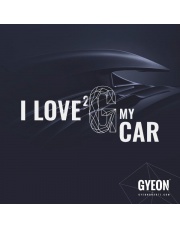 GYEON Banner 100x100cm - I love 2 G my car / right side logo