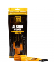 WORK STUFF PĘDZLE ALBINO ORANGE 3-PACK - Zestaw pędzelków detailingowych 3szt