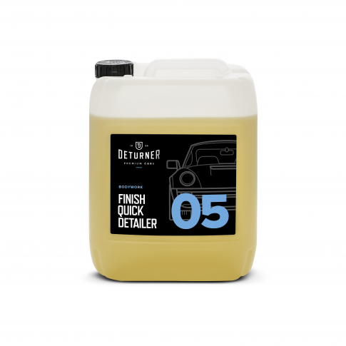 DETURNER Finish Quick Detailer 5L- ŚWIETNY EFEKT ŚLISKOŚCI I SZYBKIEGO ODPROWADZANIA WODY
