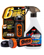 Soft99 Ultra Glaco - Niewidzialna wycieraczka, powłoka na szybę + SOFT99 Fusso Coat Speed&Barrier Spray GRATIS!