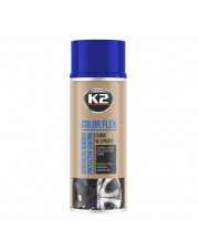 K2 Color Flex Niebieski 400 ml L343NP -  GUMA W SPRAYU NIEBIESKA