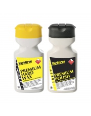 YACHTICON Premium Polish + Premium Wax 500 ml - Zestaw do polerowania i woskowania z Teflonem