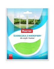 ŚCIERKA MIKROFIBRA 34x34 cm - GLASS - MIKROFIBRA DO SZYB
