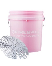 FIREBALL WIADRO DETAILINGOWE Z SEPARATOREM BRUDU (różowe)